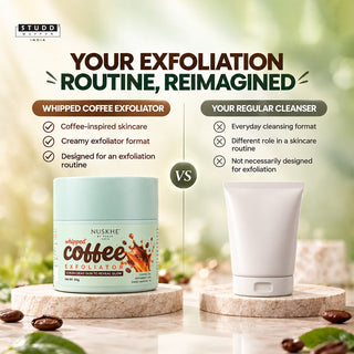 Whipped Coffee Exfoliator – Scrubs Dead Skin to Reveal Glow