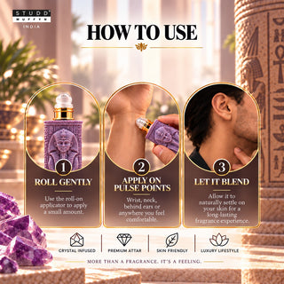 Amethyst King Crystal Infused Attar – 6 ml