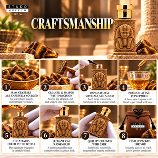 Tiger Eye King Crystal Infused Attar – 6 ml