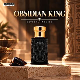 Obsidian King Crystal Infused Attar – 6 ml