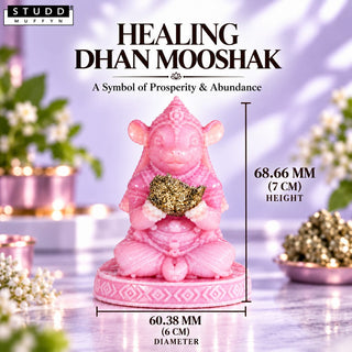 Healing Dhan Mooshak with Natural Pyrite