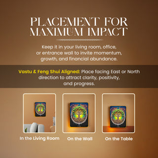 Whimsical Pyrite Tree of Life Plate [ Rectangle Plate ]