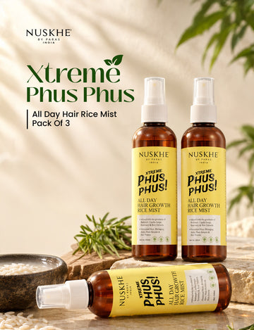 Xtreme Phus Phus All Day Hair Regrowth Rice Mist- Pack Of 3