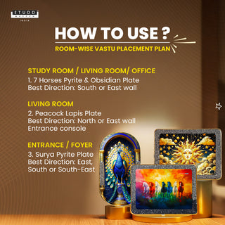 Wealth & Success Trio [Pack of 3 Crystal Plates]