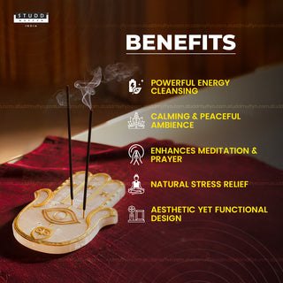 Selenite Incense/Agarbatti Holder