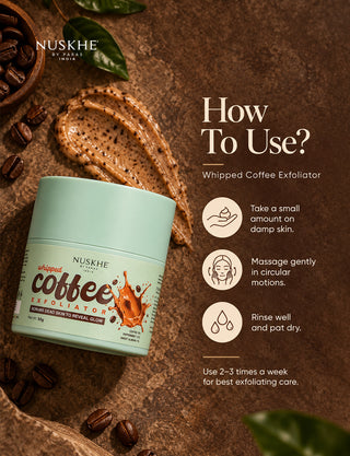 Whipped Coffee Exfoliator – Scrubs Dead Skin to Reveal Glow