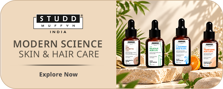 Studd Muffyn India — Modern Science Skin & Hair Care. Explore now.